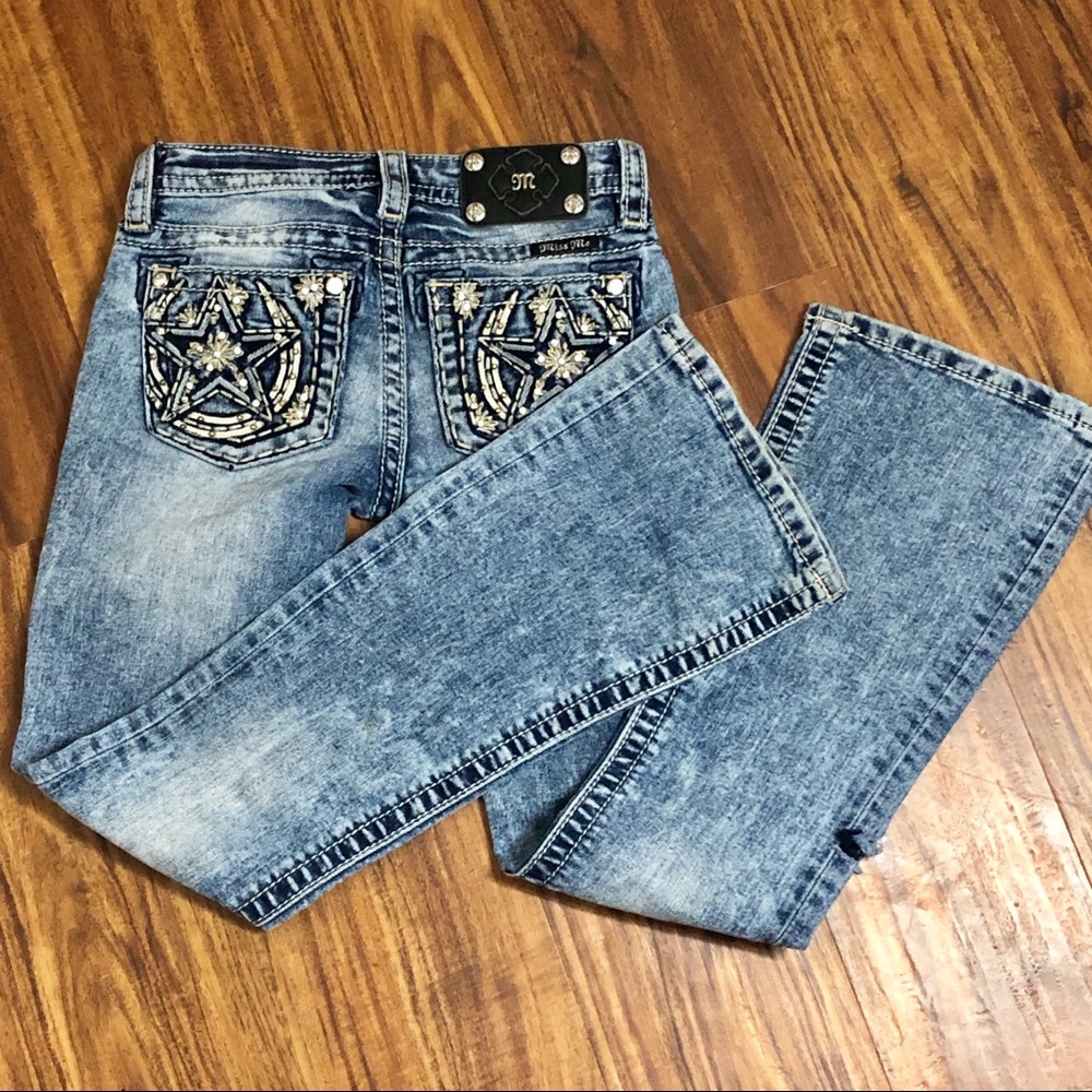 Miss Me | Frosted Boot Cut Denim